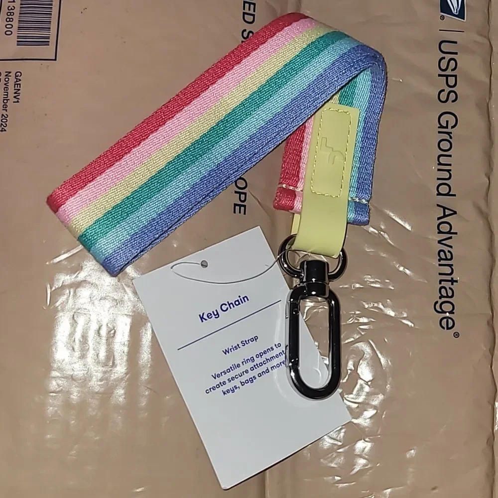 LJ Jumbo Rainbow Keychain